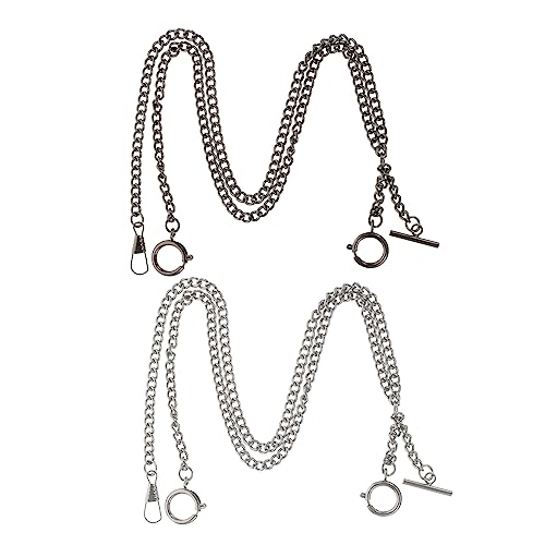 FRCOLOR 2stücke Herren Hosen Kette Taschenuhr Kette Jeans Metall Decor Herren Brieftasche Kleider Jeans Metall von FRCOLOR