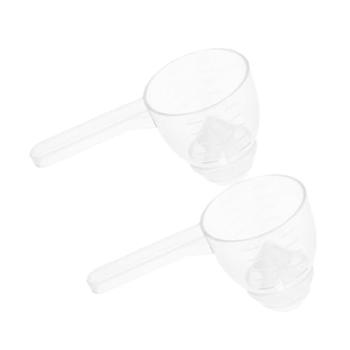 FRCOLOR 2 Stück Dosierlöffel mini trichter kleiner Trichter Nachladen des Pulvertrichters Messung der Kugel Trichter zum Befüllen kleiner Flaschen Löffel Trichter Plastik Transparent von FRCOLOR