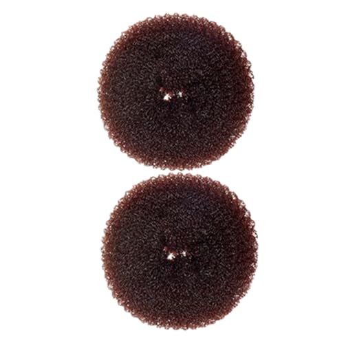 FRCOLOR 2stücke Duttformer Für Haare Haar-donut Haarschmuck Für Damen Dutt-maker Haarteil Für Hochsteckfrisuren Haar-chignon-perücke Donut Für Haarknoten Haarknotenseil von FRCOLOR