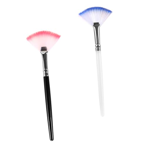FRCOLOR 2stücke Fächerpinsel Für Gesichtsmaske Weiche Anwendung Für Schlafmasken Hautpflege Und Wiederverwendbar Leicht Zu Reinigen Für Masken Und Pflegerituale von FRCOLOR