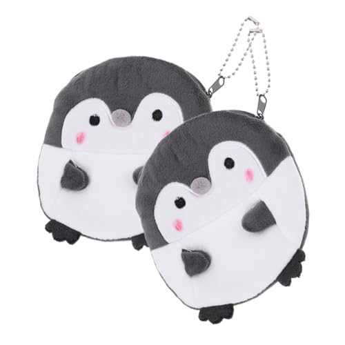 FRCOLOR 2 Stück Geldbörse Kleines Münztäschchen Portemonnaie Cartoon -münzgrundstück Münzbrieftasche Münzbeutel Schlüsselbund Pinguin-plüsch-schlüsselanhänger Dark Grey Kurzer Plüsch FRCOLOR 2 Stück Geldbörse Kleines Münztäschchen Portemonnaie Cartoon -münzgrundstück Münzbrieftasche Münzbeutel Schlüsselbund Pinguin-plüsch-schlüsselanhänger Dark Grey Kurzer Plüsch von FRCOLOR