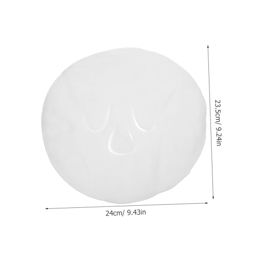 FRCOLOR 2 Stück Gesichtsmaske aus Korallfleece Wiederverwendbar Doppellagig Hautfreundlich Kompakt und Tragbar für Heiße Kompressen und Pflegende Beauty anwendungen zu Hause und Unterwegs von FRCOLOR