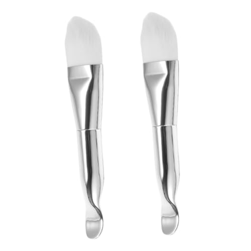 FRCOLOR 2stücke Teiliger - Maskenpinsel Mit Löffel-ende Doppelend-maskenpinsel Gesichtsmaskenlöffel Spa-tool Für von FRCOLOR