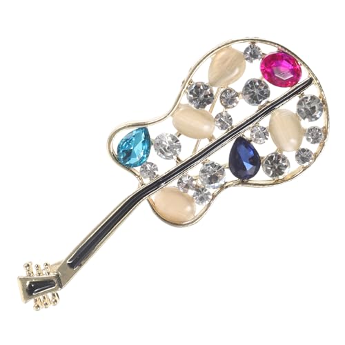 FRCOLOR 2 Stück Gitarrenbrosche Hemd Anstecknadel Musikinstrument Brosche Musikinstrument Anstecknadel Kristall Anstecknadel Musikinstrument Brosche Dekorative Anstecknadel FRCOLOR 2 Stück Gitarrenbrosche Hemd Anstecknadel Musikinstrument Brosche Musikinstrument Anstecknadel Kristall Anstecknadel Musikinstrument Brosche Dekorative Anstecknadel von FRCOLOR