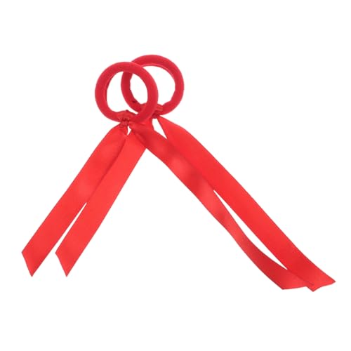 FRCOLOR 2stücke Lange Haarbänder Mit Quaste Mädchen-haarschal Chinesisches Retro-haarband Haargummis Für Frauen Junge Mädchen Kleinkinder Cosplay-party Haar-accessoires von FRCOLOR