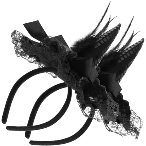 FRCOLOR Funkelndes Hexen-stirnband Glitzerndes Kostüm-haar-accessoire Halloween-party-kopfbedeckung Für Frauen von FRCOLOR