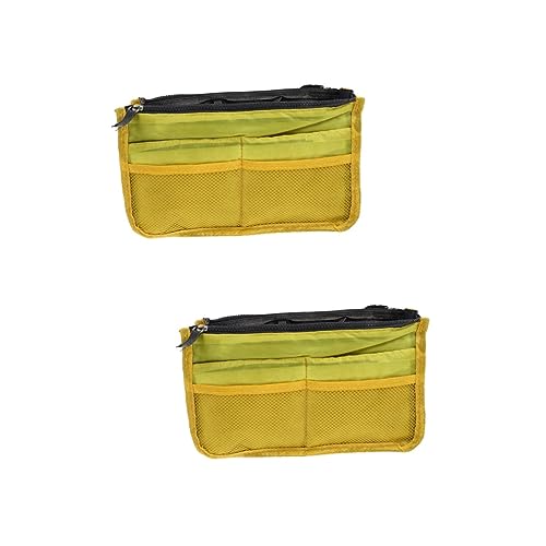 FRCOLOR 2 STK Handtaschenfutter Reise-kulturbeutel Für Damen Faltbare Beuteleinlage Beutel-Organizer-Einsatz Tragetascheneinsatz Make-up-träger Make-up-etui Nylon Rucksack Mann Manager von FRCOLOR