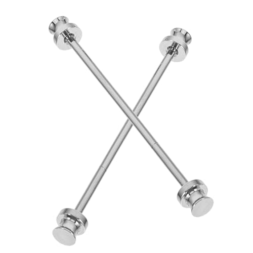 FRCOLOR 2 Stück Herren Krawattennadeln Hemdkragen Pins Broschen Klammern Dekorativ Leicht Elegant Zubehör für Anzug Hemd Collar Bar für Business und Festliche Anlässe von FRCOLOR