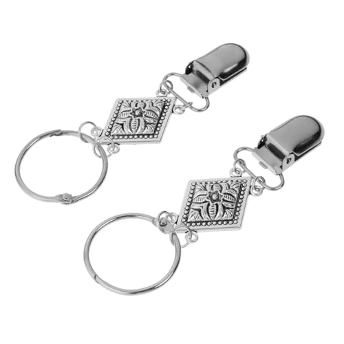 FRCOLOR 2 Stück Hutclip Reisen Reisehuthalter Kappen Hüte Clips Handtasche Reiserucksack Koffer-hut-clip Reisezubehör Reise-sonnenhut-clip Hut-geldbörsen-befestiger Legierung Silver von FRCOLOR