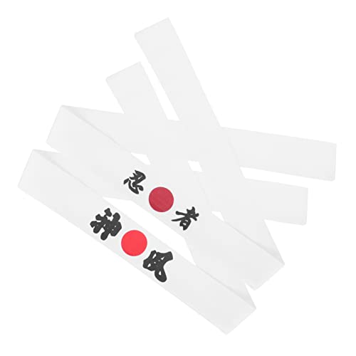 FRCOLOR 2stücke Karate Kid Stirnband Japanisches Stirnband Für Sport Und Koch-accessoire Stirnbänder Für Frauen Und Karate-gurt von FRCOLOR