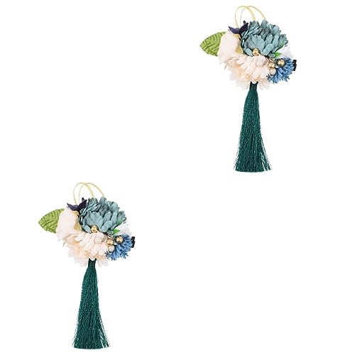 FRCOLOR 2st Kimono Haarschmuck Blumenhaarspangen Für Frauen Haarschmuck Für Damen Haarspangen Aus Metall Für Damen Japanische Quaste Haarspangen Für Damen Bademantel Strauß Stoff Fräulein von FRCOLOR