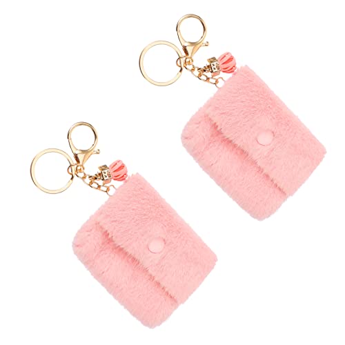 FRCOLOR 2 Stück Kleiner Schlüsselanhänger Tasche Aus Langlebigem Material Münzbeutel Schlüsselring Für Damen Für Kleine Gegenstände Geeignet Für Handtaschen Und Schlüsselbunde in FRCOLOR 2 Stück Kleiner Schlüsselanhänger Tasche Aus Langlebigem Material Münzbeutel Schlüsselring Für Damen Für Kleine Gegenstände Geeignet Für Handtaschen Und Schlüsselbunde in von FRCOLOR