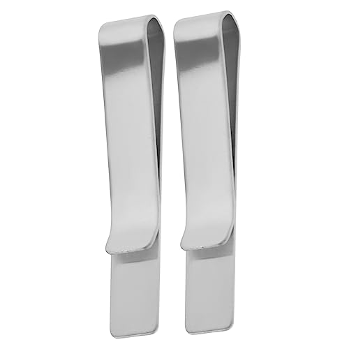 FRCOLOR 2 Stück Krawattenklammer Herren Metall Tie Clip Glänzend Business Necktie Clip für Krawatten Verhindert Sorgt für Ordentlichen Sitz Stilvolles Accessoire von FRCOLOR