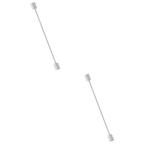 FRCOLOR 2 Stück Krawattennadel kleiderspange hemdhalter Kragenstäbchen für Hemd kragennadel krawattenhalter Hemdkragen Reverskragen Clips Jungs Anzugnadeln Hemdnadeln Legierung Silver von FRCOLOR