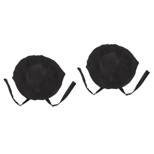 FRCOLOR 2 Stück Bequeme Satin-schlafmütze Für Damen Weiche Glatte Schlafmütze Aus Kunstseide Für Lockiges Haar Schlafmützen Für Damen Dekorative Bademütze Duschmütze von FRCOLOR