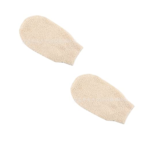 FRCOLOR 2 Stück Massagetuch für den Körper Peeling-Gesichtswäscher Zurück schrubben Handtuch exfoliating glove exfoliate gloves handtücher Bade-Peeling-Handschuhe Badehandschuhe von FRCOLOR