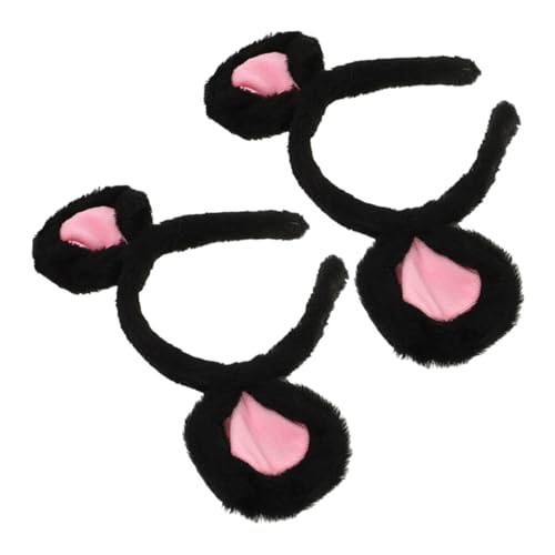 FRCOLOR 2 Stück Niedlicher Plüsch Mausohren Haarreifen für Damen Mädchen und Komfortabler Verstellbarer Stirnband für Halloween Cosplay Partys Weiches Material Einzigartige Kostüm FRCOLOR 2 Stück Niedlicher Plüsch Mausohren Haarreifen für Damen Mädchen und Komfortabler Verstellbarer Stirnband für Halloween Cosplay Partys Weiches Material Einzigartige Kostüm von FRCOLOR