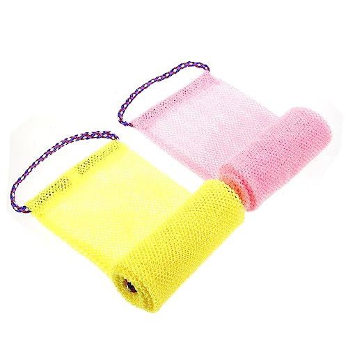 FRCOLOR Peeling-rückentuch Für Die Dusche 2-teiliges Körperpeeling-handtuch Rückenschrubber Für Bad Nacken Und Schultern von FRCOLOR