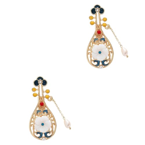 FRCOLOR 2 Stück Pipa Pin Hochzeit Laute Brosche Broschenstifte Für Frauen Musikbrosche Frauen Broschennadeln Broschen Für Frauen Musikstifte Musik Reversnadel Brosche Schmuck Legierung von FRCOLOR