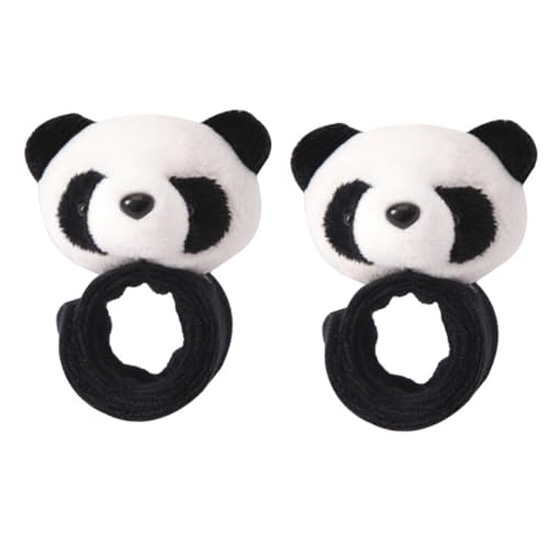 FRCOLOR 2 Stück Plüsch Panda Slap Armbänder Party Slap Bracelets Weiches Einheitsgroßes Fest Sitzendes Handgelenkband für und Freizeit von FRCOLOR