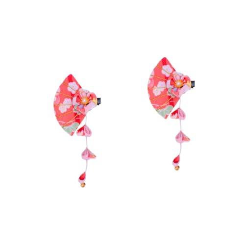 FRCOLOR 2stücke Japanischer Stil Handgemachte Stoff-haarspange Mit Blumenmuster Und Quasten Haarklammer Für Mädchen Und Für Partys Und Hochzeiten FRCOLOR 2stücke Japanischer Stil Handgemachte Stoff-haarspange Mit Blumenmuster Und Quasten Haarklammer Für Mädchen Und Für Partys Und Hochzeiten von FRCOLOR