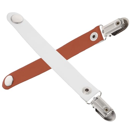 FRCOLOR 2 Stück Rand Sonnenhut Gepäck Multifunktional Clip Reisen Reise-gadgets Für Frauen Reise-gadgets Für Männer Huthalter Für Geldbörse Hutklammern Für Taschen Hut Zubehör Weiß Pu von FRCOLOR