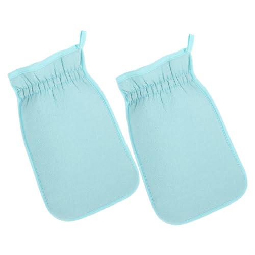 FRCOLOR 2 Stück Sauberes Badetuch Körperpeeling Schrubbhandschuhe Für Körper Peeling Handschuh Duschhandschuhe Peeling Für Männer Badetücher Für Erwachsene Peeling Handschuh von FRCOLOR