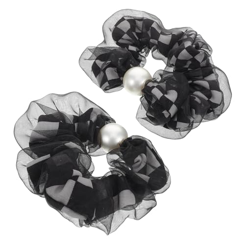 FRCOLOR 2 Stück Schwarz Weiß Karierte Haargummis Für Frauen Und Mädchen Elastische Haargummis Für Dickes Haar Ästhetische Haar Accessoires Pferdeschwanzhalter Haargummis FRCOLOR 2 Stück Schwarz Weiß Karierte Haargummis Für Frauen Und Mädchen Elastische Haargummis Für Dickes Haar Ästhetische Haar Accessoires Pferdeschwanzhalter Haargummis von FRCOLOR