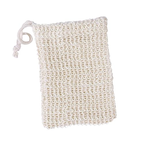 FRCOLOR 2 Stück Sisal Seifenbeutel Natürliche Schaumnetz Seifentaschen Für Frauen Mit Aufhängeband Für Reisen Und Badezimmer Latexfrei Und Hautfreundlich von FRCOLOR