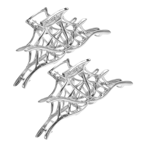FRCOLOR 2stücke Metall Spiderweb Haarklammern Elegante Haarschneider Für Frauen Dekorative Haarspangen Für Jeden Anlass Rutschfester Halt Für Haartypen von FRCOLOR
