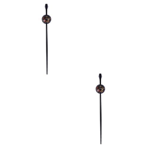 FRCOLOR 2 Stück Stabile Haarstäbe Aus Acryl Dekorative Haarnadel Mit Kirschblütenmuster Und Für Damen Und Mädchen von FRCOLOR