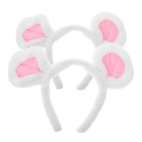FRCOLOR 2 Stücke Halloween Ohr Stirnband Fuzzy Weiß Tier Kostüm Zubehör für Mädchen Erwachsene FRCOLOR 2 Stücke Halloween Ohr Stirnband Fuzzy Weiß Tier Kostüm Zubehör für Mädchen Erwachsene von FRCOLOR