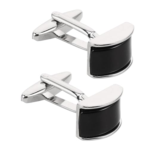 FRCOLOR 2 Stück Teilig Herren Manschettenknöpfe Klassisch Französischer Stil Elegantes Design Robustes Material Für Business Events Hochwertiger Schmuck Shirt Cufflinks von FRCOLOR