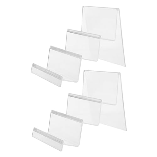 FRCOLOR 2stücke Geldbörsenständer Aus Acryl Organizer Für Geldbörsen Und Kleine Gegenstände Tischständer Für Schmuck Und Kosmetika Präsentationsständer Für Home Und Büro von FRCOLOR