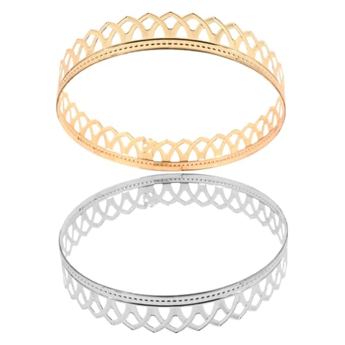 FRCOLOR 2 Stück Teiliges Königskronen für Herren Europäischer Stil Elegante Barock Haaraccessoires Vintage Königliche Kopfbedeckung für Halloween Geburtstag Cosplay und Festliche Anlässe von FRCOLOR