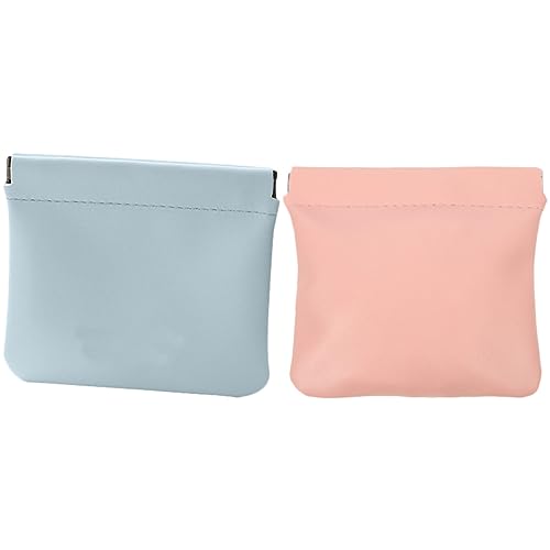 FRCOLOR Mini-Make-up-Tasche Mit Lippenstiftetui Organizer Aus Pu-Leder Damen Geldbörse Für Mädchen von FRCOLOR