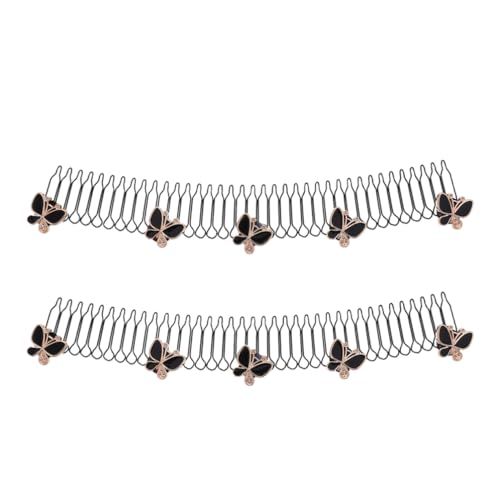 FRCOLOR 2 Stück Unsichtbare Kämme Für Damen Dekorative Haarkämme Kleine Haarkämme Haarschmuck Für Frisuren Für Den Heim- Und Partygebrauch von FRCOLOR