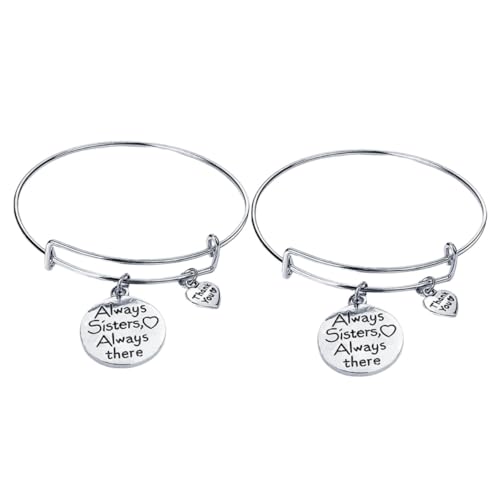 FRCOLOR 2stücke Armreif Zartes Armband Schicke Handgelenkkette Damenarmband Handgelenkschmuck Für Frauen Mädchen Geschenkidee von FRCOLOR