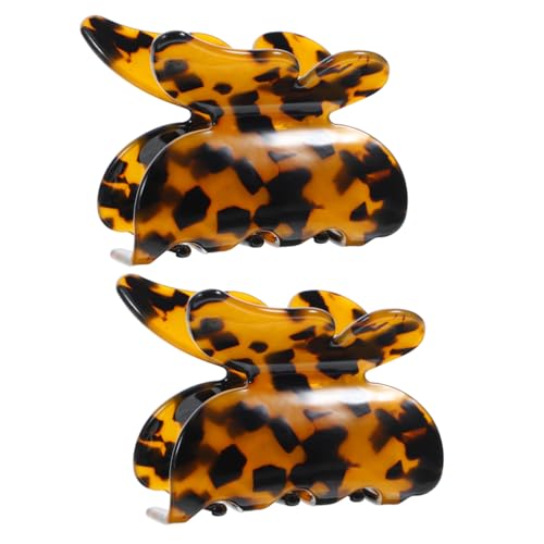 FRCOLOR 2 Stück Vielseitiges Haar-Accessoire In Schmetterlingsform Haarklammern Aus Acetat Kleine Krallenklammern Für Dickes Haar Niedliche Haarklammern Für Frauen von FRCOLOR