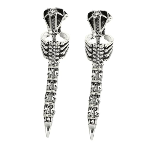 FRCOLOR Vintage 2 Stücke Offene Gothic Knuckle Ringe Verstellbar Legierung Hautverträglich Retro Schmuck für für Partys und Alltag von FRCOLOR