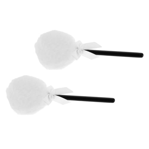 FRCOLOR 2stücke Puderquaste Für Damen Kosmetikquaste Mit Weicher Haartextur Lose Puderquaste Für Gesichtspuder Make-up-quaste Für Gesichtsreinigung Und Auftragen Von Puder Und von FRCOLOR