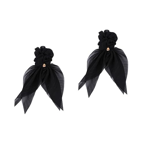 FRCOLOR 2 Stücke Haarbänder Für Frauen Mädchen Mit Schnalle Stilvolle Bowknot Haarseile Schwarz von FRCOLOR
