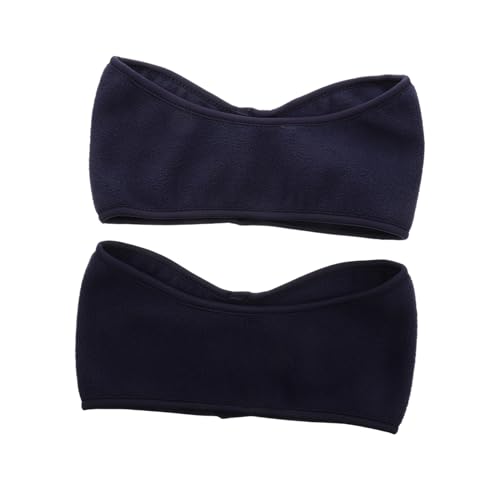 FRCOLOR 2stücke Winter Ohrwärmer Fleece Stirnband Elastisches Und Unisex Design Für Outdoor-sportarten Wie Laufen Radfahren Und Skifahren Schützt Vor Kälte Und Wind von FRCOLOR