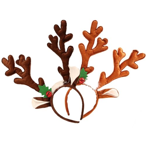 FRCOLOR 2stücke Weihnachts Haarreif Mit Großen Geweihen Niedliches Und Haarschmuck Für Kinderpartys Kostümpartys Und Feiertagsfeiern von FRCOLOR