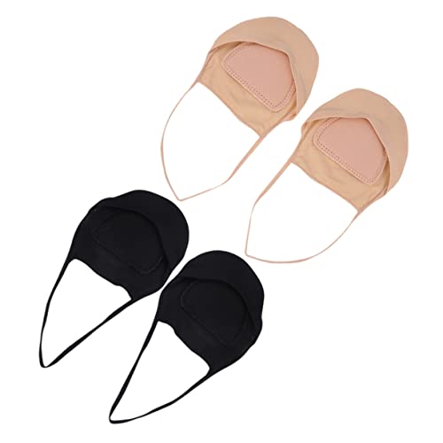 FRCOLOR 2paare Halbsocken Für Damen High Heel Socken Zehensocken Atmungsaktiv Waschbar Hautfreundlich Tragegefühl Für Flache Schuhe Und Partys von FRCOLOR