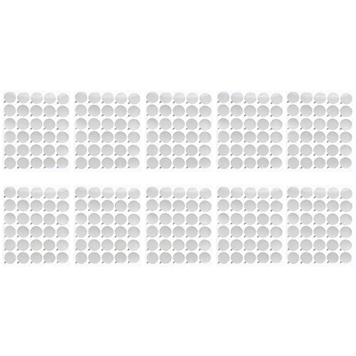 FRCOLOR 20 Blatt Wimpernkleber Sticker Pads Wimpernsticker Aluminium Papier Silber Wimpernkleber Halter Gefälschte Wimpern von FRCOLOR