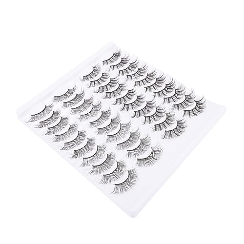 FRCOLOR 20paare Realistische Falsche Wimpern Mädchen Schönheit Wimpern Make-up Falsche Simulation Struktur von FRCOLOR