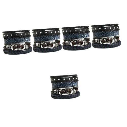 FRCOLOR 20 Stk Armband Kleine Haargummis Armreifen Für Damen Armbänder Für Frauen Spiralförmige Haargummis Armbänder Für Männer Mann Europäisch Und Amerikanisch Vierteiliges Set Kunstleder von FRCOLOR