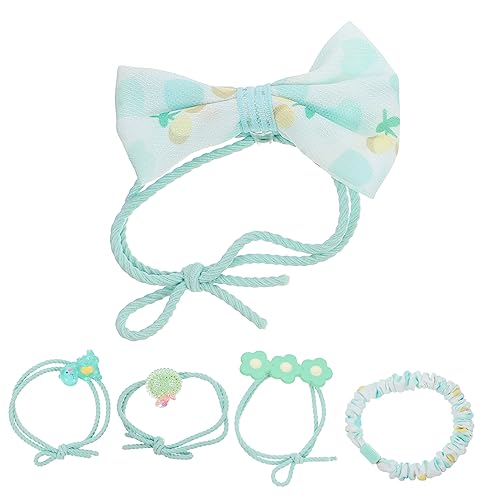 FRCOLOR 20 Stk Haargummis Haarschleifen süßes Haarseil elastische Haarbänder Kleinkind Mädchen Haarschmuck kinder haarschmuck haarband Haarschmuck für Mädchen Haarbänder Seil Harz Green von FRCOLOR