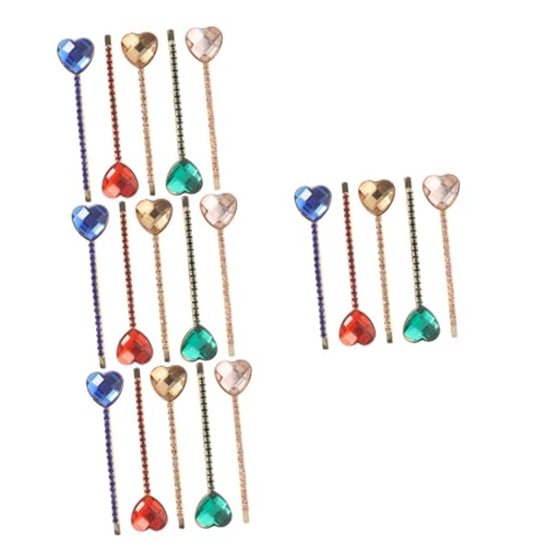 FRCOLOR 4 Sets Kristall Haar Bobby Strass Für Frauen Mädchen Mode-accessoire 5 Stück * 4 von FRCOLOR